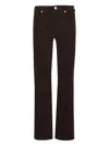 7 For All Mankind Twisted Dojo Corduroy Jeans In Brown