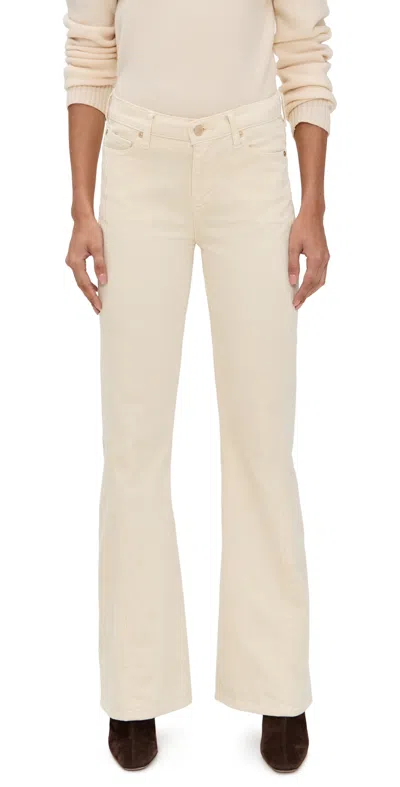 7 For All Mankind Twisted Dojo Tailorless Corduroy Pants Corduroy Eggshell In Neutral