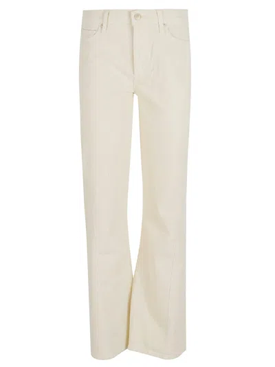 7 For All Mankind Corduroy Flared Trousers In Neutral