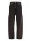 7 For All Mankind Twisted Modern Straight Jeans In Brown