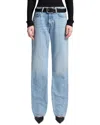 7 For All Mankind Twisted Tess September Straight Jean In Blue