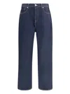 7 For All Mankind Twisted Wide-leg Jeans In Blue
