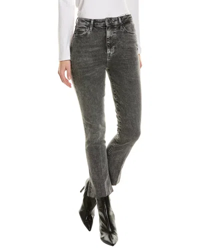 7 For All Mankind Ultimate Ultra High-rise Skinny Kick Jean In Black