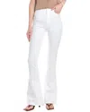 7 For All Mankind Ultra High-rise Clean White Skinny Flare Jean In White