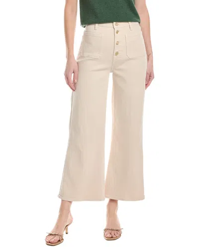 7 For All Mankind Ultra High Rise Cropped Jean In Gold