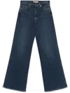 7 For All Mankind Ultra High Rise Jo Jeans In Blau