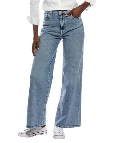7 For All Mankind Ultra High Rise Josephine Newport Beach Jean In Blue