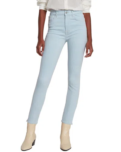 7 For All Mankind Ultra High Rise Skinny Ankle Pe1  Jean In Multi