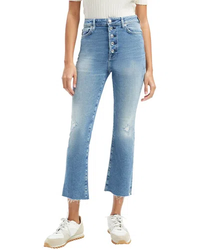 7 For All Mankind Ultra High-rise Lev Agave Kick Flare Jean In Blue