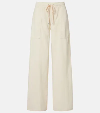 7 For All Mankind Utility Wide-leg Pants In Neutral