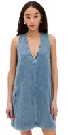 7 For All Mankind Denim Minidress In Arizona