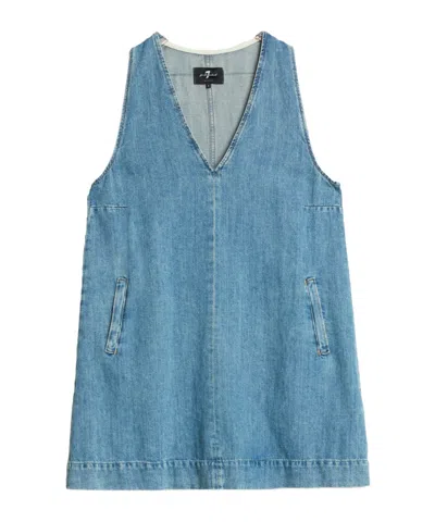 7 FOR ALL MANKIND COTTON MINI DRESS