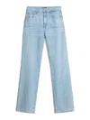 7 For All Mankind Tess High Waisted Linen Blend Jeans