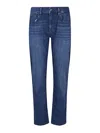 7 For All Mankind Vaqueros Rectos - Lavado Oscuro In Lavado Oscuro