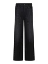 7 For All Mankind Vaqueros Rectos - Negro In Negro