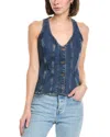 7 For All Mankind Vest In Blue