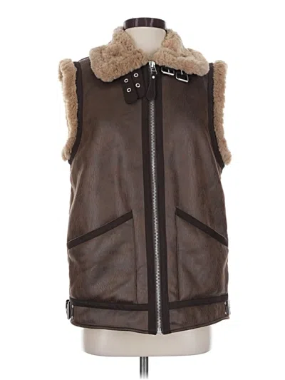 7 For All Mankind Vest In Brown