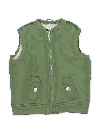 Pre-owned 7 For All Mankind Kids' Vest In Green