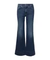 7 For All Mankind Western Modern Dojo Flared Jeans In Blue