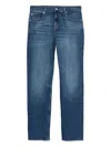 7 For All Mankind Whiskering-effect Jeans In Blue