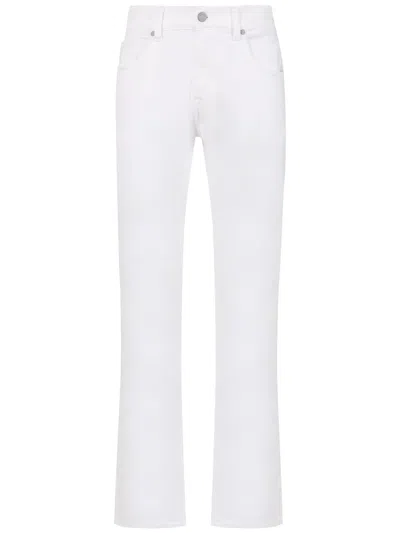 7 For All Mankind Button-fastening Jeans In White