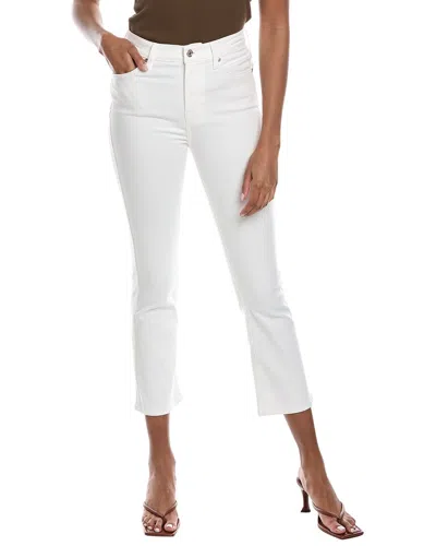 7 For All Mankind High-waist Casablanca Slim Kick Jean In White