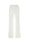 7 FOR ALL MANKIND WHITE LYOCELL MODERN DOJO PANT