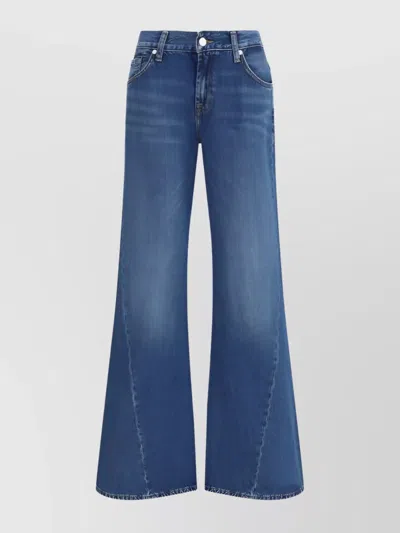 7 For All Mankind Wide Leg Denim Flare Jeans