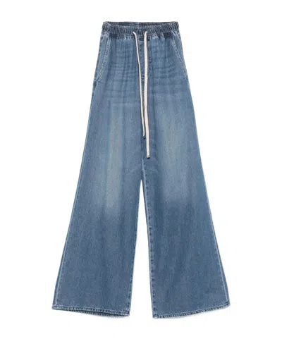 7 For All Mankind Denim Wide-leg Jeans In Blue