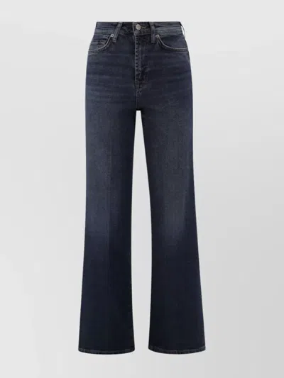 7 FOR ALL MANKIND WIDE LEG HIGH WAIST JEANS