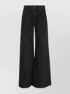 7 For All Mankind High-waisted Wide Leg Trousers With Bold Cuffs