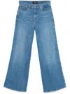 7 For All Mankind Wide-leg Jeans In Blue