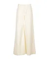 7 For All Mankind Wide Leg Jeans In Neutral