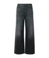 7 For All Mankind Belt-loop Jeans In Black