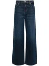 7 For All Mankind Willow Wide After School Super Wide Leg Jean In Blue