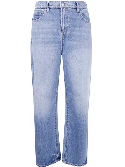 7 For All Mankind Wide-leg Jeans In Blue