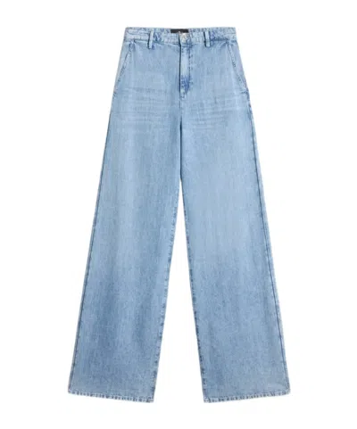 7 For All Mankind Jeans Wide Trouser In Blue