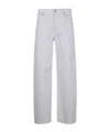7 For All Mankind Wide-leg Jeans In Gray