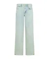 7 For All Mankind Belt-loop Jeans In Green
