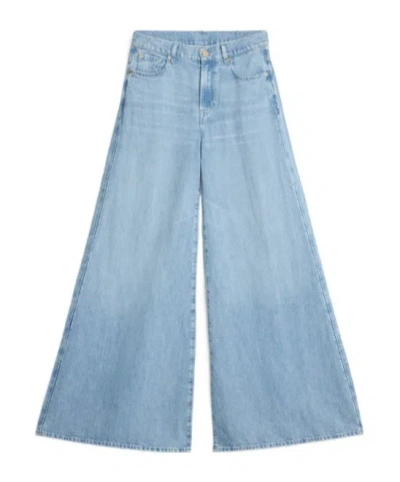 7 For All Mankind Wide Leg Jeans 'willow'