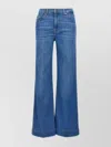 7 For All Mankind Wide-leg Tailorless Jeans Contrast Stitching