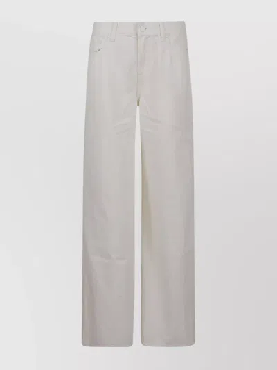 7 FOR ALL MANKIND WIDE LEGS HIGH WAIST LINEN