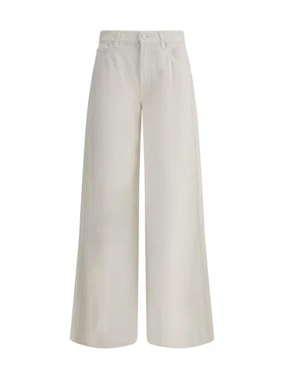 7 For All Mankind Willow Pants In White
