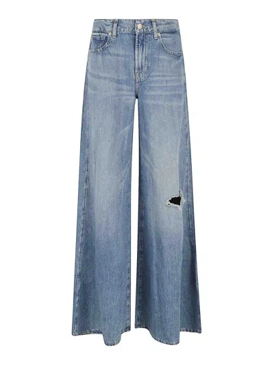 7 For All Mankind Willow Wide Arizona In Blue