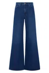 7 For All Mankind Luxe Vintage Ultra High Rise Jo Jean In Paradise Cove In Dark Blue