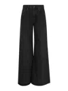 7 For All Mankind Tess Trouser Hustle Denim Clothing In Black