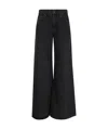 Shop 7 For All Mankind Willow Wide Jeans In Black