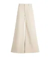7 For All Mankind Willow Wide-leg Jeans In Neutral