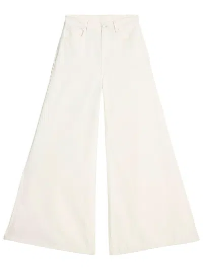 7 FOR ALL MANKIND 7 FOR ALL MANKIND WILLOW WIDE LEG LINEN BLEND JEANS CLOTHING