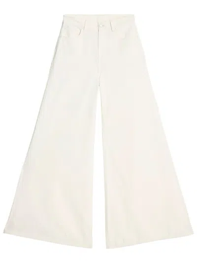 7 FOR ALL MANKIND 7 FOR ALL MANKIND WILLOW WIDE LEG LINEN BLEND JEANS CLOTHING